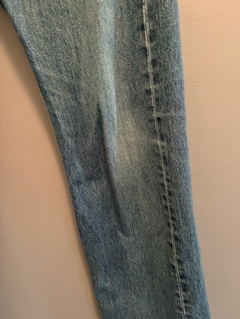 Levi's Light Blue Straight Jeans - Picture 3 of 12